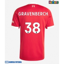 Camisa de Futebol Liverpool Ryan Gravenberch #38 Equipamento Principal 2025-26 Manga Curta